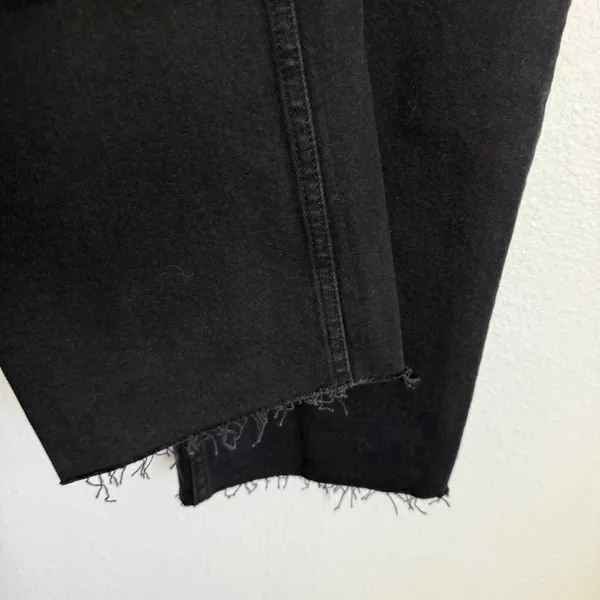 NWT Everlane Sz 24 The Way High Straight Jean‎ in Coal Black Organic Cotton - Image 6