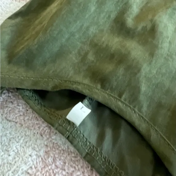 Casual Olive Green Jumpsuit Size L - Image 4