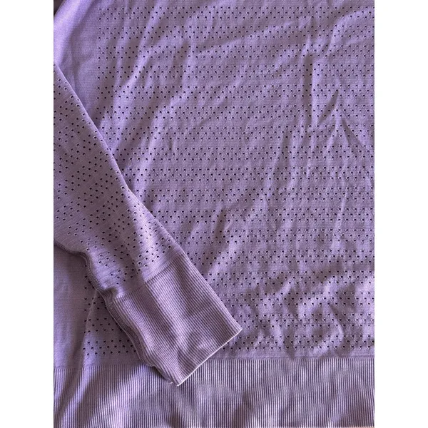 Lululemon Swiftly Breathe Top 6‎ Wisteria Purple Long Sleeve Perforated shirt - Image 5