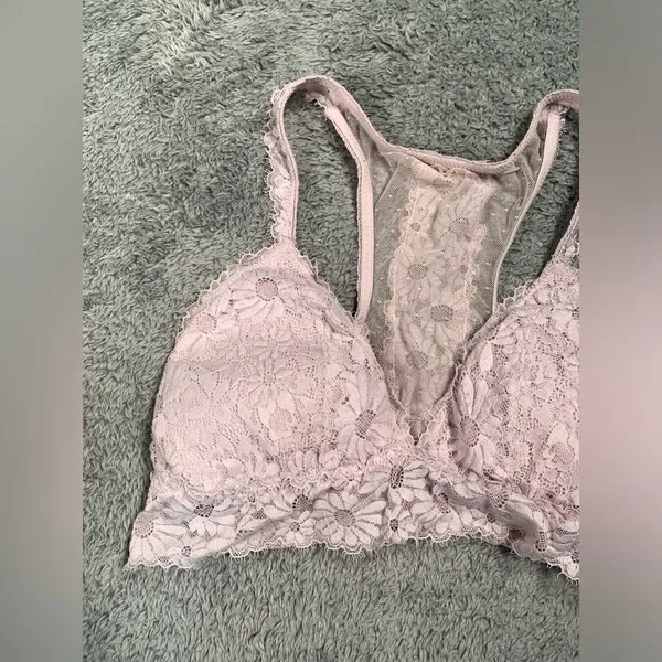 Aerie bra Lace Bralette in Light Purple medium - Image 2