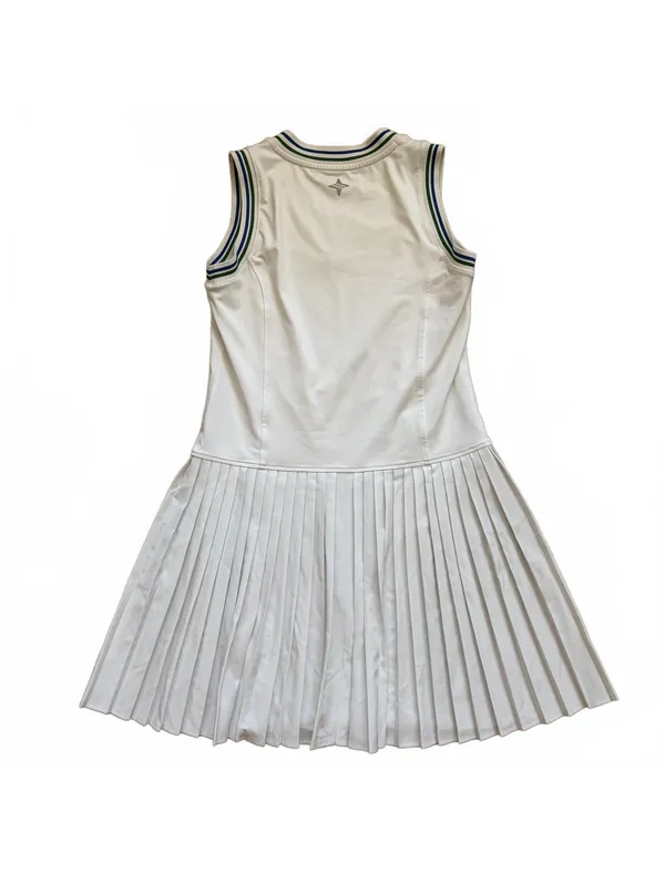 Tuckernuck Kemper Tennis Dress Stripe Performance Jersey Women's Size XS - Image 5