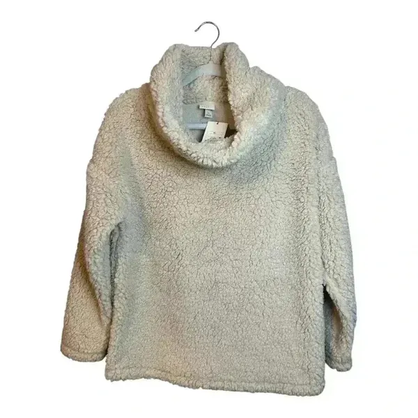 A New Day Cream Turtleneck‎ Sherpa, XL - Image 2