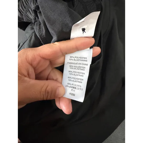 Vuori Lux Crew Jumpsuit Women’s Medium Black Short Sleeve Stretch Athleisure - Image 6