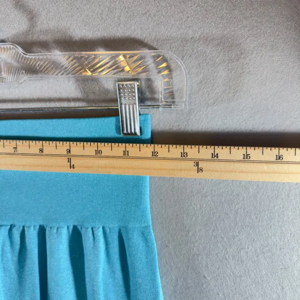 595 | NVGTN Aqua Blue Seamless‎ High Rise Jogger Leggings Womens Medium - Image 3