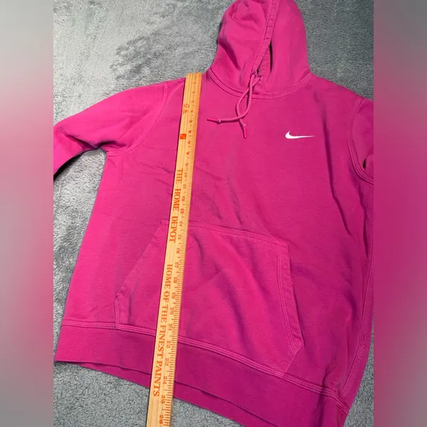 Nike Pink Hoodie swoosh medium - Image 6
