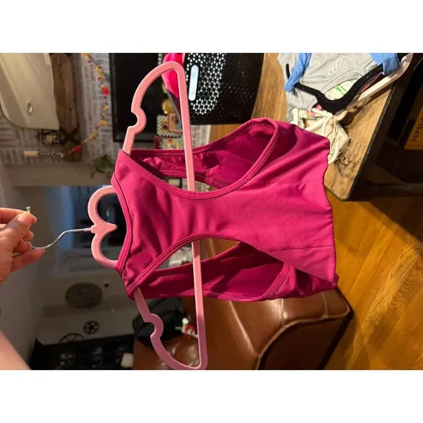 Gymshark Pink Sports Bra women's medium - Image 2