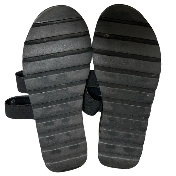 STEVE MADDEN Calvina Black Three Straps Platform Sandal - Image 5