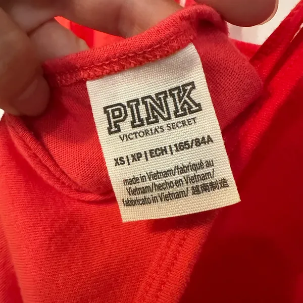 PINK Victoria's Secret Vibrant Pink Tank Top - Image 3