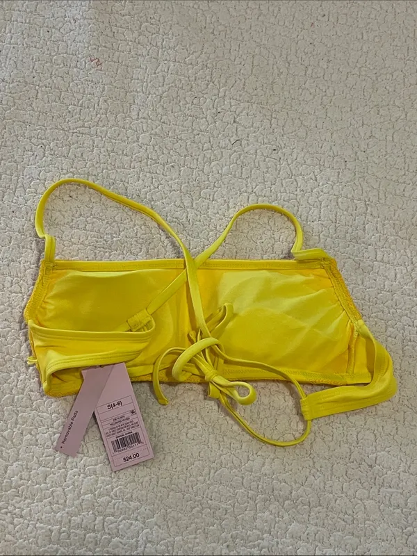 wild fable Yellow Crochet Daisy One-Piece Swim - Image 2