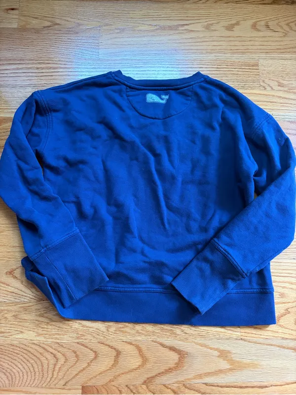Vineyard Vines navy blue logo sweatshirt size large - Image 5