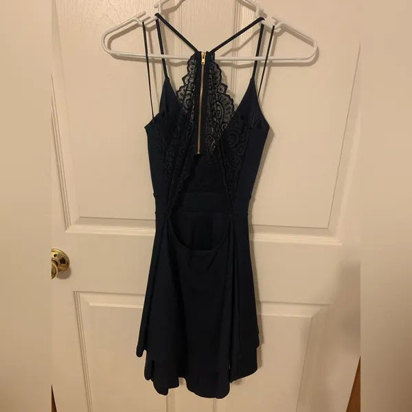 Navy Windsor Dress - Image 2