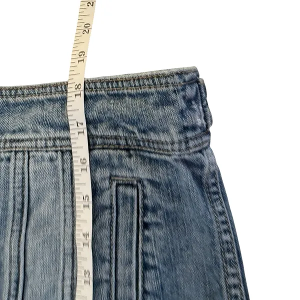 American Eagle Y2K Womens Size M Denim Button Front Cropped Jacket Casual 90s - Image 10