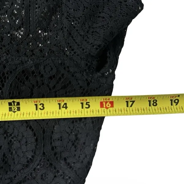 Lulus Lace Dress Women's Size Small Black Cocktail Party Date Night | 65-15 - Image 6