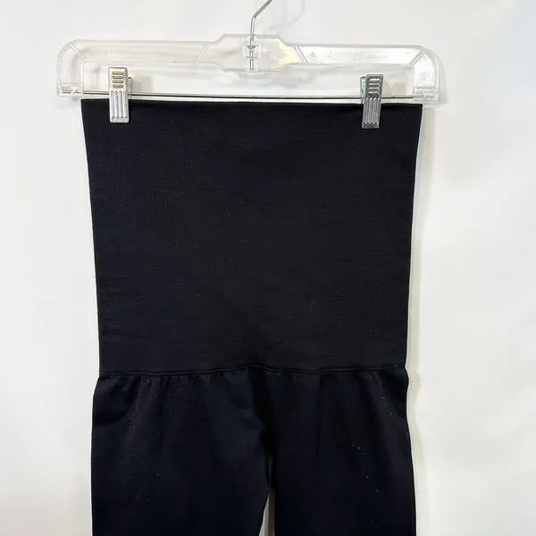 Tummy Control Shapewear Leggings Black‎ High Waisted Small Medium 1666 - Image 3