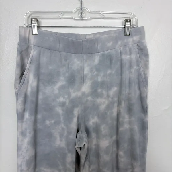 Aerie Light Blue Tie Dye Straight Leg Sweatpants Casual Size Medium - Image 2