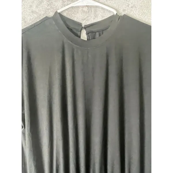 Vuori Lux Crew Jumpsuit Women’s Medium Black Short Sleeve Stretch Athleisure - Image 2