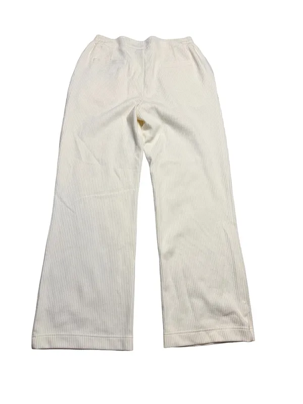 🤍 Varley Aberdeen Straight Leg Pant Cord Sweat Cream Medium 🤍 - Image 8