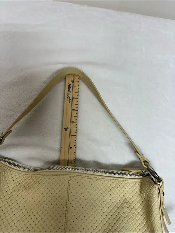 The Trend Textured Cream Shoulder Hobo Bag - Image 8