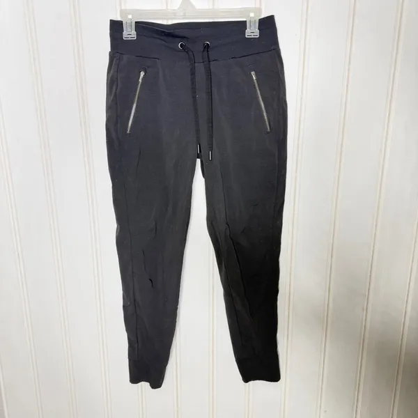 Athleta Trekkie North Jogger Black Zip Pocket Stretch Travel Pants 705 - Image 3