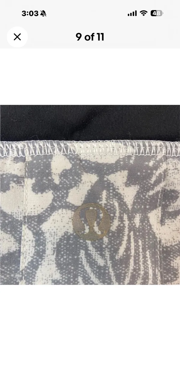 lululemon Athletica Black and Gray Skirt Size 6 - Image 8