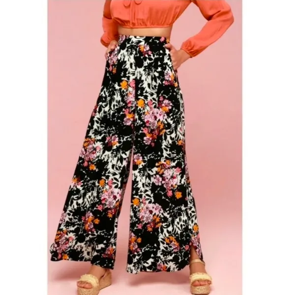 Intimately Free People Late Night Floral Pants Size Small - Image 2