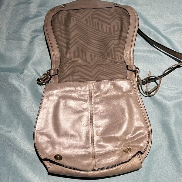 Rebecca Minkoff | Vanity Saddle Bag Almond Leather C9‎ - Image 9