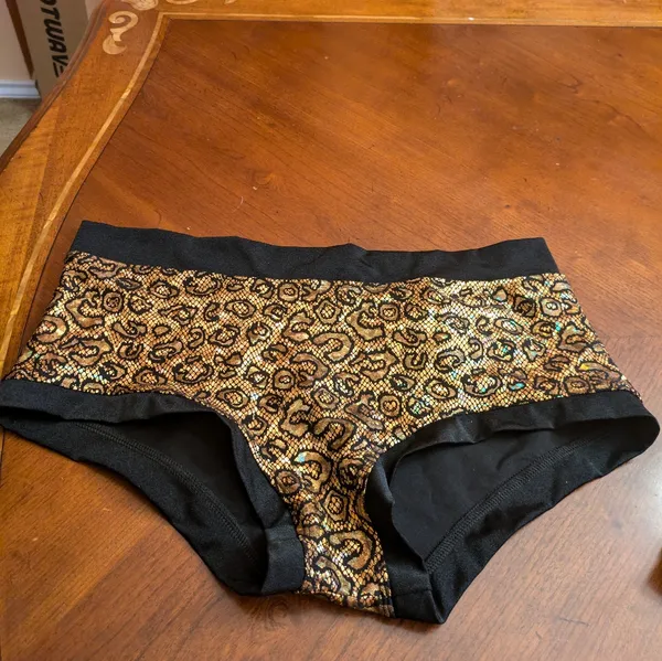 Artista Active Brown Hot Pants, Pole Shorts, Size XL - Image 5