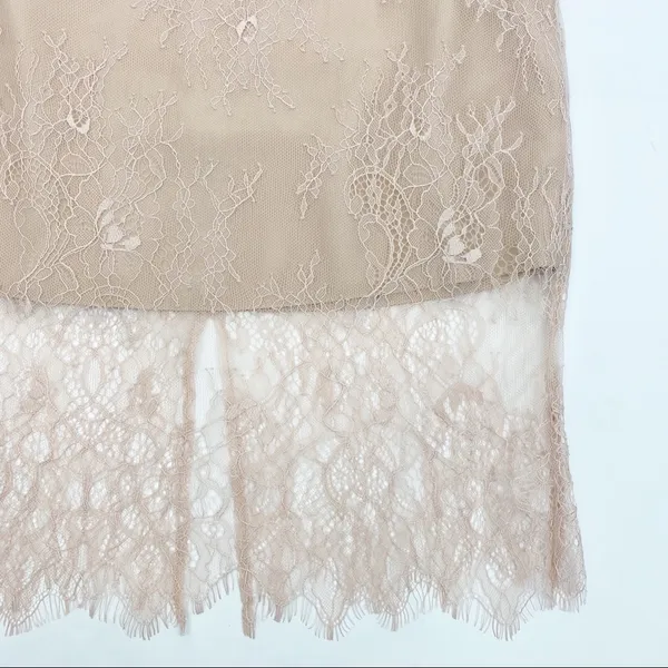 Keepsake The Label Great Love Lace Dress: Rose (Blush Pink) - Image 10