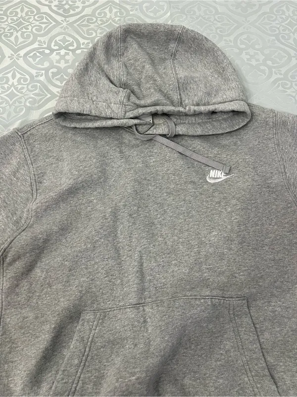 Nike Light Gray Women's Pullover Hoodie size medium unisex - Image 6