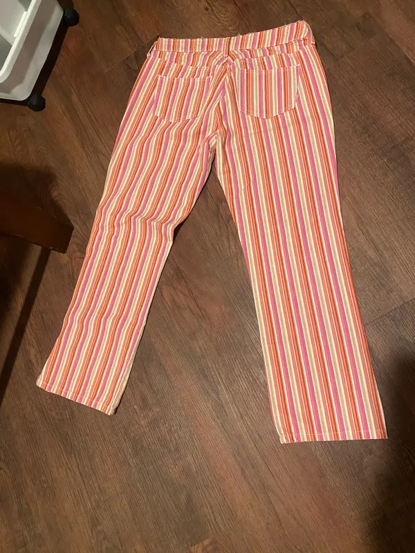 Vintage Abercrombie and Fitch striped pants - Image 3