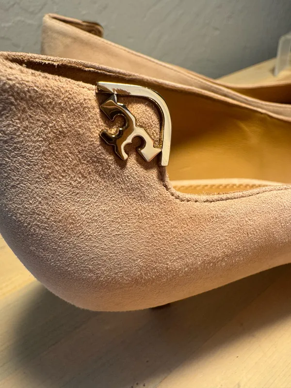 Tory Burch Elizabeth Suede Kitten Heels - Image 6