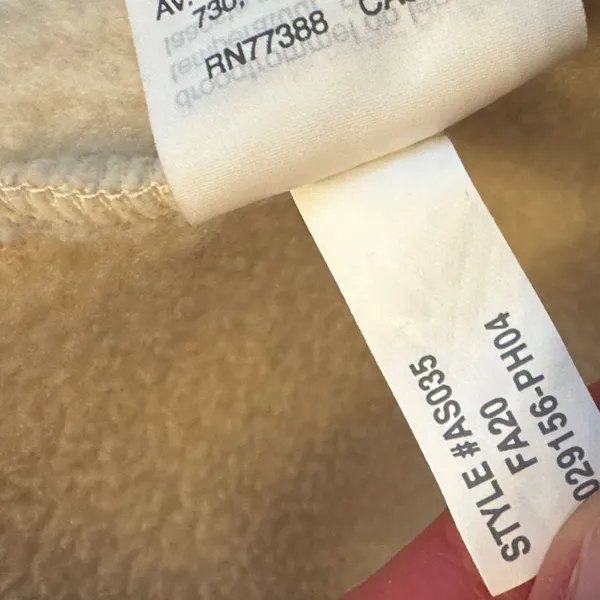 J.Crew Polartec sherpa fleece jacket in cream XS - Image 5