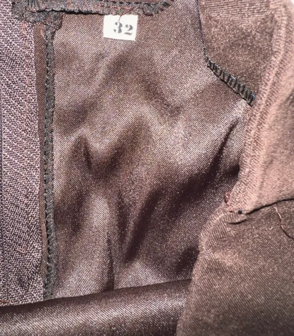 1990s Genuine Suede Brown Minimalist Micro Mini Skirt 32 (XS/S) - Image 6