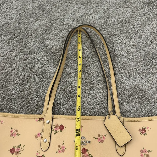 Coach x Disney Floral Tote Bag (NO WRISTLET) - Image 7