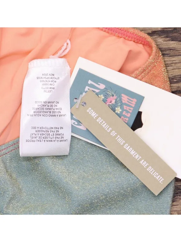 NWT O'Neill Mirage Colorblock Edgewater One-Piece Swimsuit Multi Pink Lurex S - Image 6