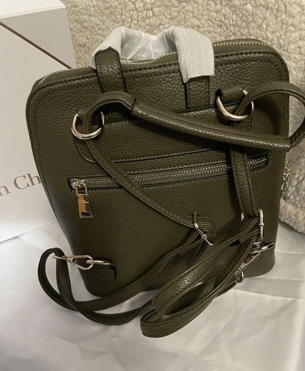 NIB Travel In Chic Green backpack purse - Image 3