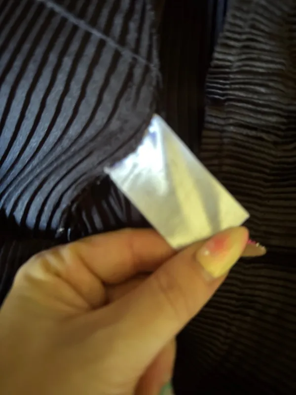 Wide Leg Pleated Pants in Black - Image 3