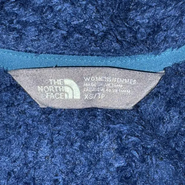 The North Face Womens Blue High Pile Fleece Full Zip Jacket Size Small‎ - Image 11