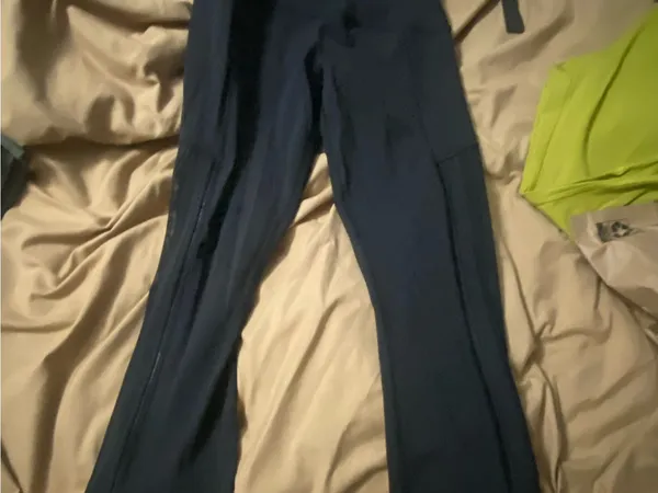 Lululemon Black mesh Detail Leggings - Image 10