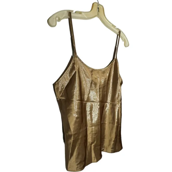 Vintage Gilligan & O'Malley Metallic Camisole‎ - Image 2