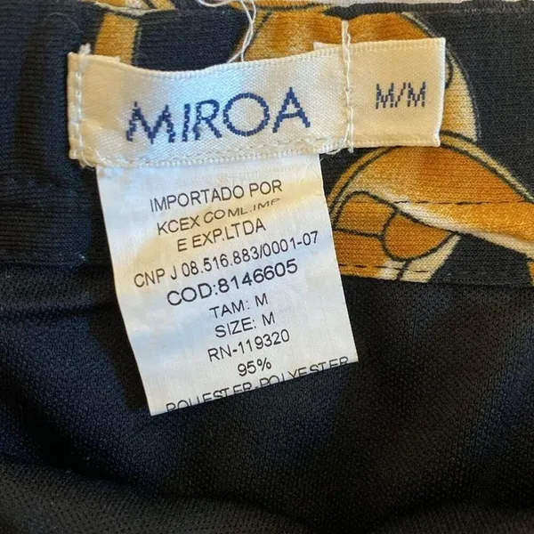 Miroa printed chain strapless dress Black Size M - Image 3