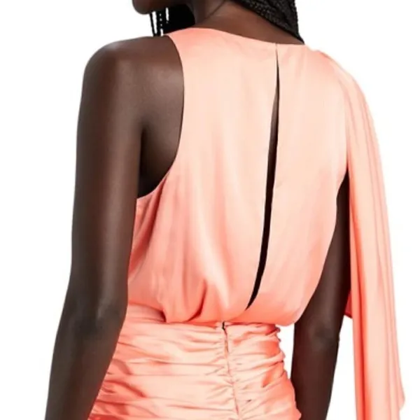 Ronny‎ Kobo Collection Coral Morgan Ruched Cocktail Dress - Image 7