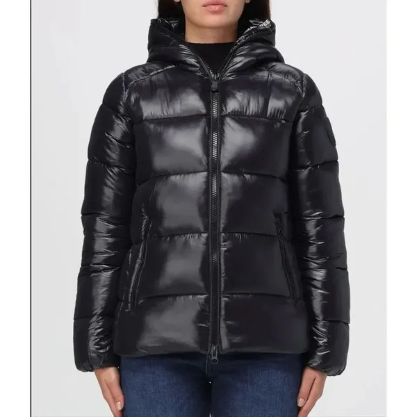 Save the Duck padded black puffer jacket ultra lite size small - Image 6