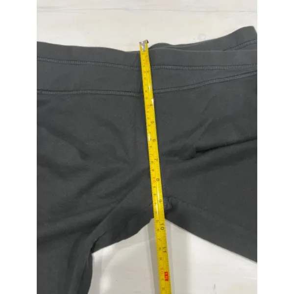 Purity Black Bike Shorts High Waist Athletic Casual Cotton Blend‎ M/M - Image 5