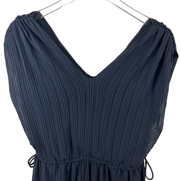 ASTR Pleated Drawstring Waist Maxi Dress - Image 7