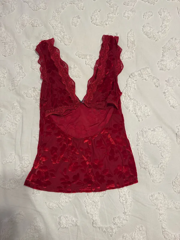 Free People Top Tank Intimately red lace - Image 2