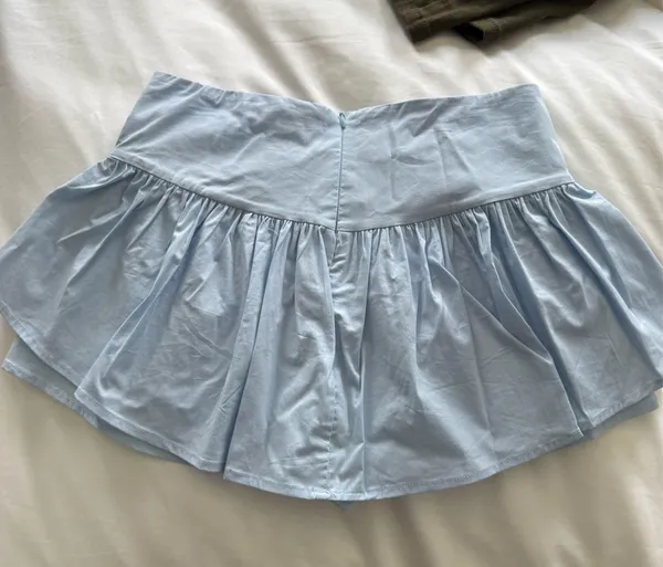 Cotton Candy LA Mini Skirt Blue - Image 3