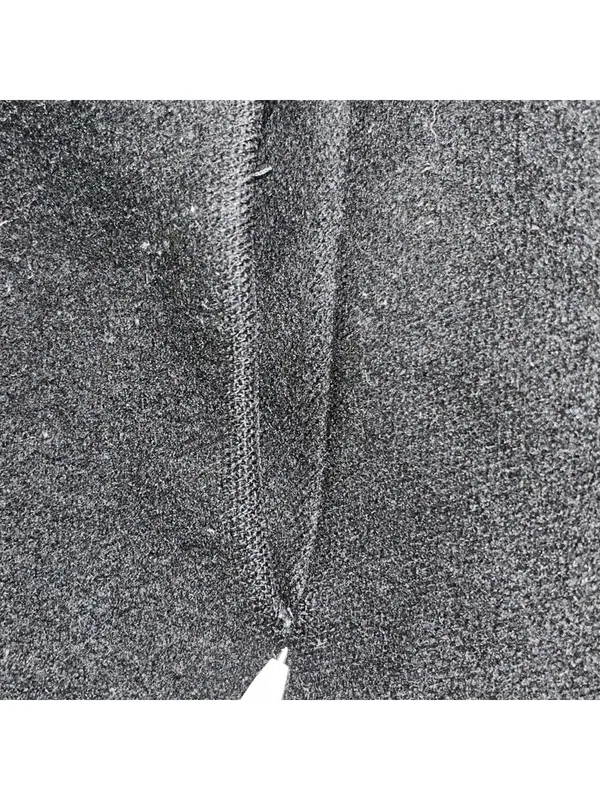 Vintage Cashmere Coat John Weitz Black Double-Breasted Cashmere long Coat - Image 7