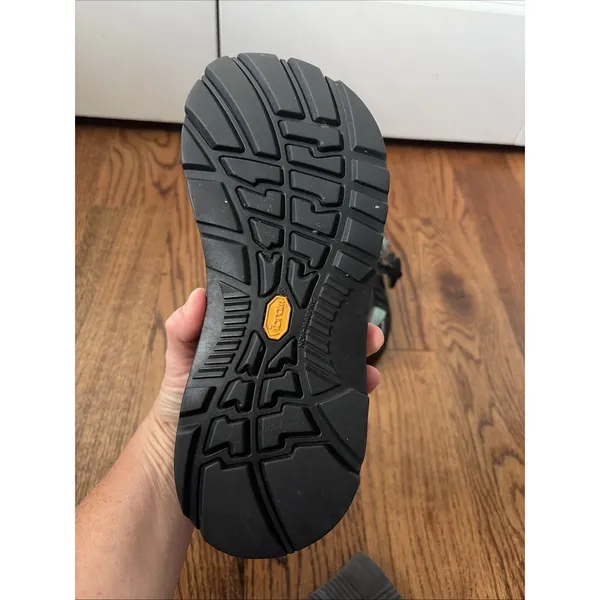 Chacos Sport Hiking Blue/Brown Sandals Strappy Toe Loop Shoe VIBRAM Sole Womens 8 - Image 6