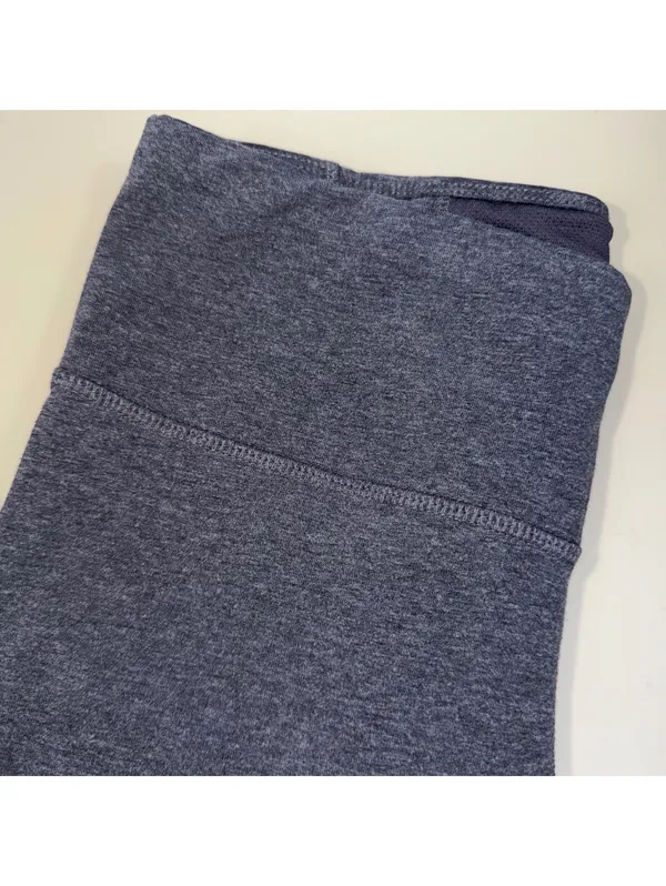 Athletic Works Girls Gray Heather Leggings Size M 8/10 Stretch Pants - Image 2